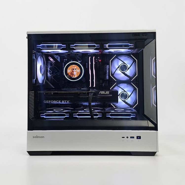 라이젠 9800X3D+RTX 5070Ti 고사양PC 조립컴퓨터 본체 이미지