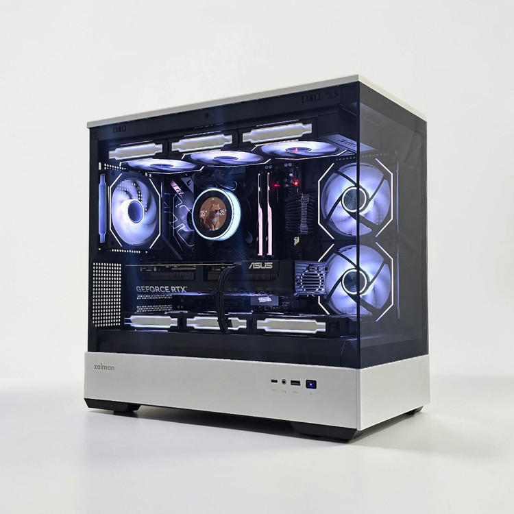 라이젠 9800X3D+RTX 5070Ti 고사양PC 조립컴퓨터 본체 이미지