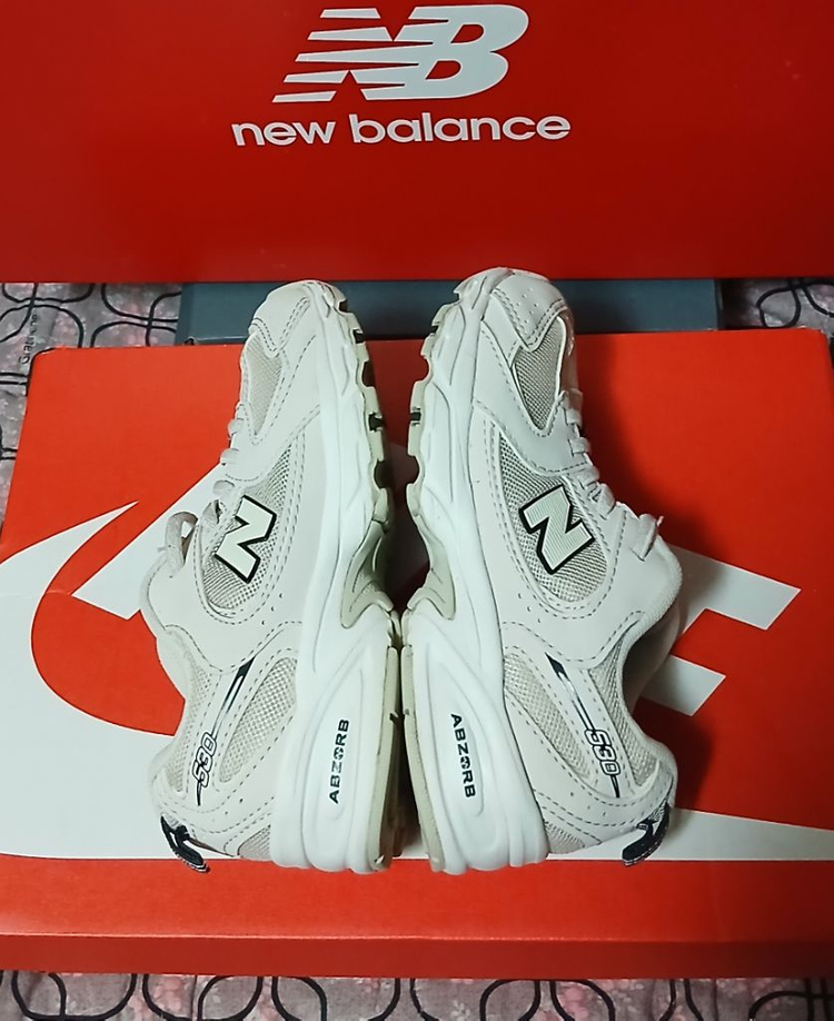 뉴발란스키즈 530 170아이보리 운동화 거의새거 이미지