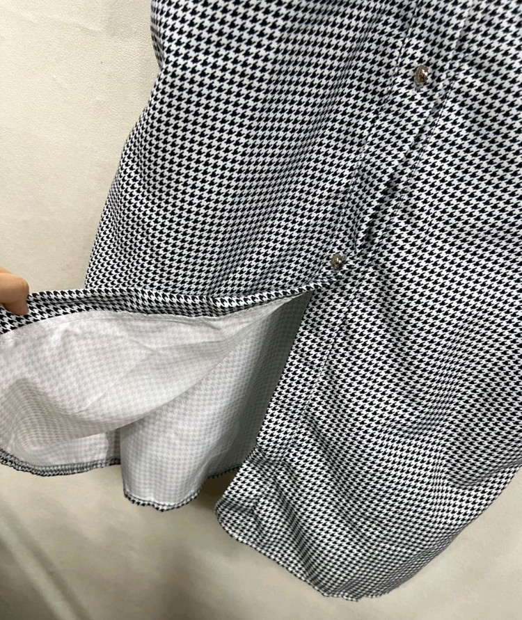 샤넬 하운드체크 롱원피스 이미지