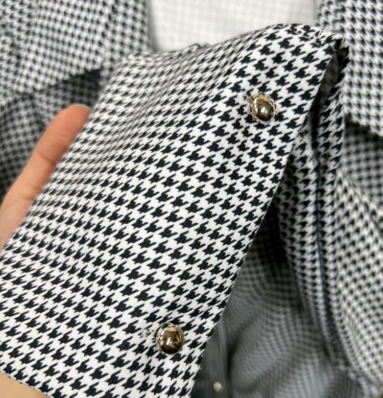 샤넬 하운드체크 롱원피스 이미지