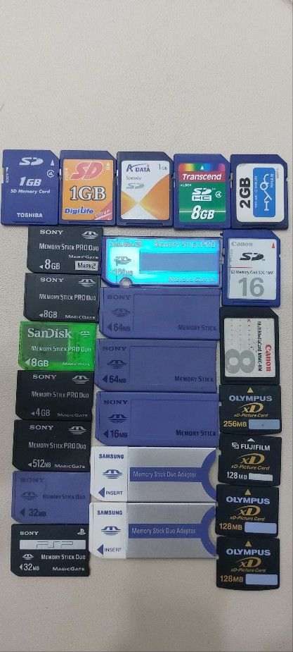 SD카드 SDCARD 메모리스틱 CF 후지 이미지