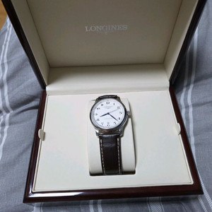 론진 마스터콜렉션 데이트 38.50mm 가죽모델 이미지