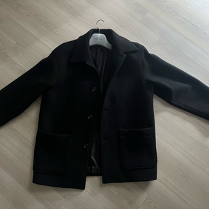 스테디에브리웨어 울 하프코트 블랙 3사이즈 이미지