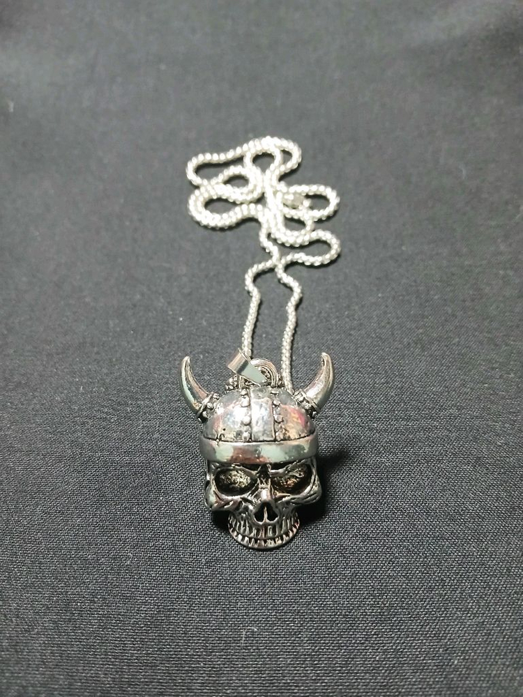 새상품) 해골 디자인 라이더 패션 스테인레스 목걸이 이미지