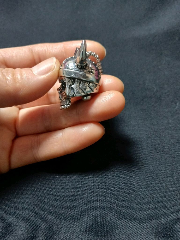 새상품) 해골 디자인 라이더 패션 스테인레스 목걸이 이미지