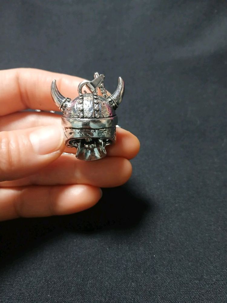 새상품) 해골 디자인 라이더 패션 스테인레스 목걸이 이미지