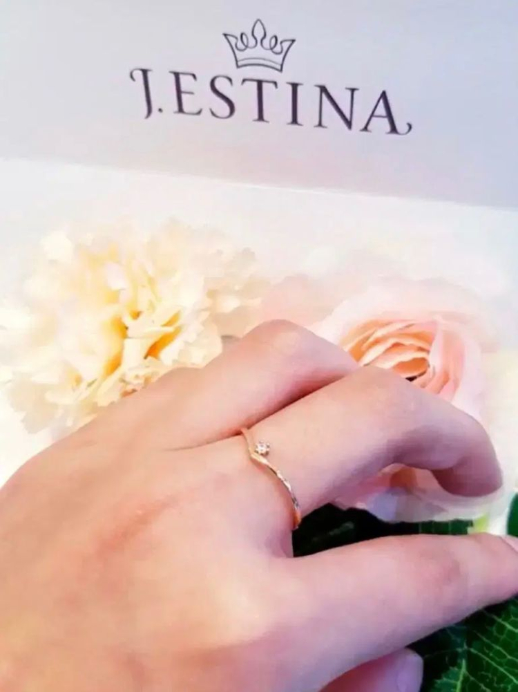 제이에스티나 14k 반지 이미지