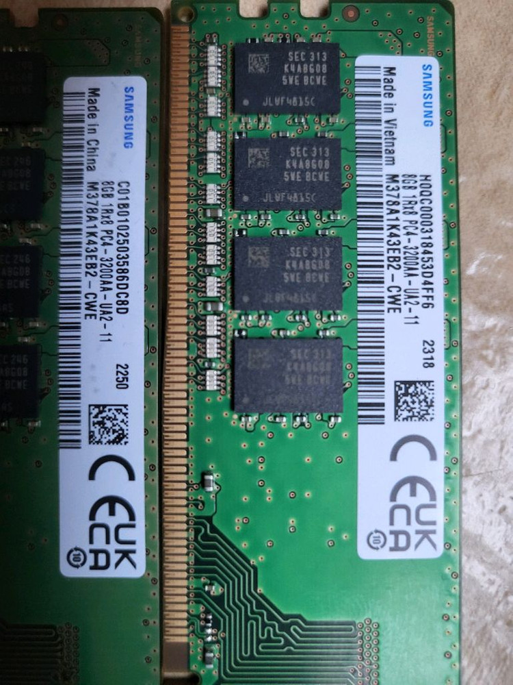 ddr4 3200 8gb 2개 이미지