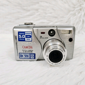 [B급] 올림푸스 카메디아 C-50 Zoom 디카, 디지털카메라, 빈티지 이미지