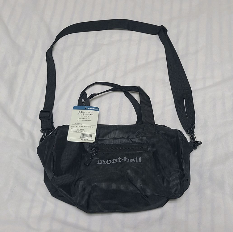 몽벨 포터블 경량 숄더백 ( 새상품 )남녀공용 이미지