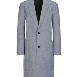 LF 남성 TNGT 블랙 패턴 면혼방 롱코트 (새상품) 이미지