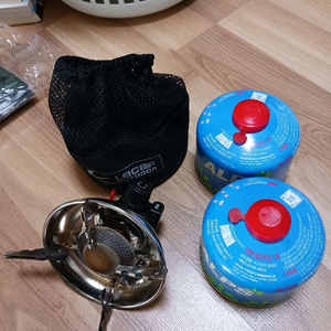 Lacafe Outdoor 가스 버너 + 가스통 2개 이미지