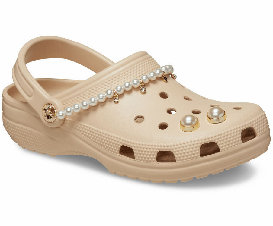 클래식 엠벨리쉬드 체인 클로그 여성 샌들 단화 슬리퍼 이미지