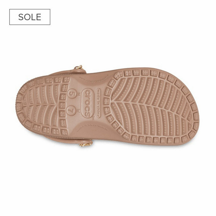 클래식 엠벨리쉬드 체인 클로그 여성 샌들 단화 슬리퍼 단화 스니커즈 이미지