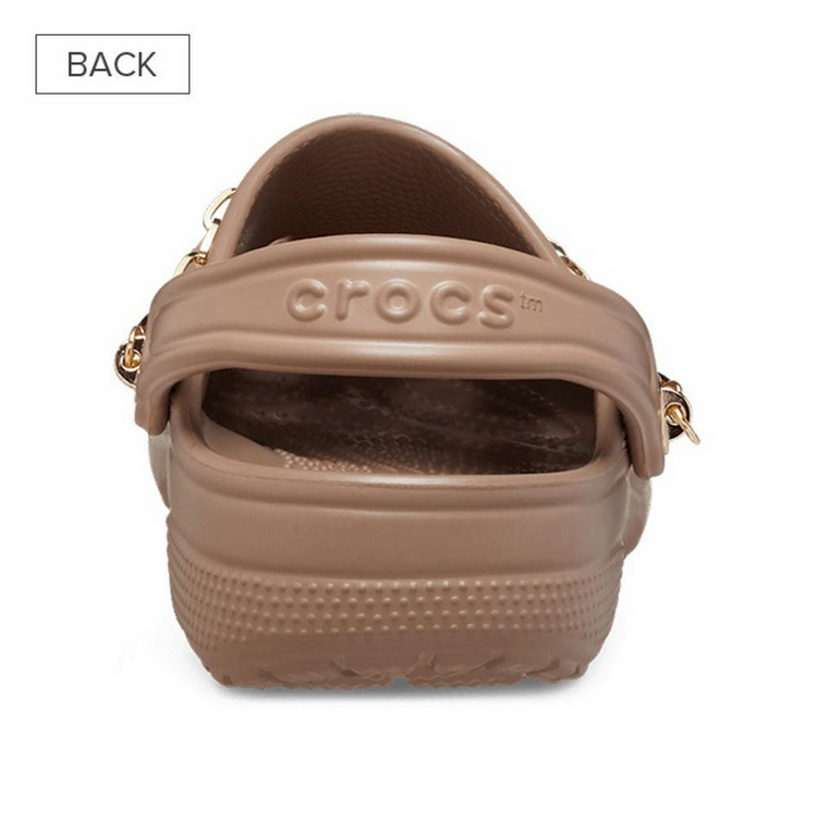 클래식 엠벨리쉬드 체인 클로그 여성 샌들 단화 슬리퍼 단화 스니커즈 이미지