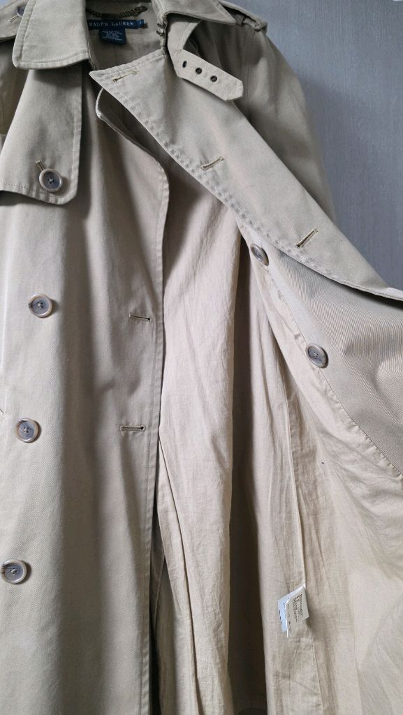 정품 랄프로렌 베이지 트렌치 코트 2사이즈 이미지