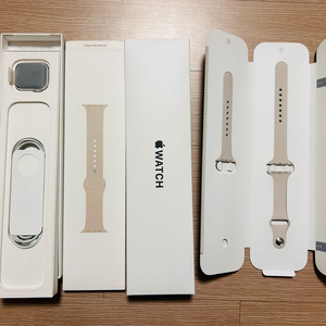 애플워치 se2 40mm 스타라이트 풀박스 이미지