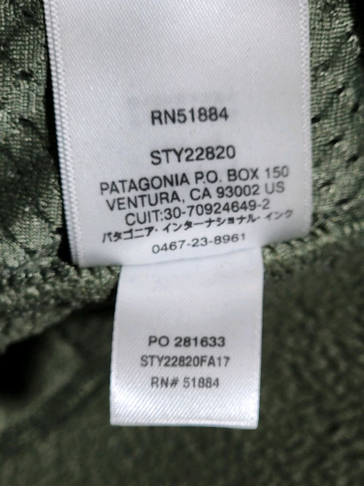 (L) 파타고니아 레트로 플리스 조끼 카키 후리스 베스트 이미지