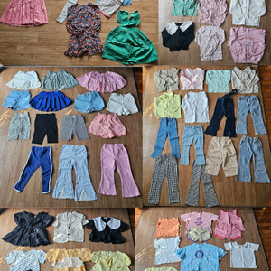 여아옷 120호130호 봄가을여름 113벌 일괄 이미지