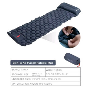 백패킹, 캠핑용 펌프 내장 에어매트(새상품)-5cm 이미지