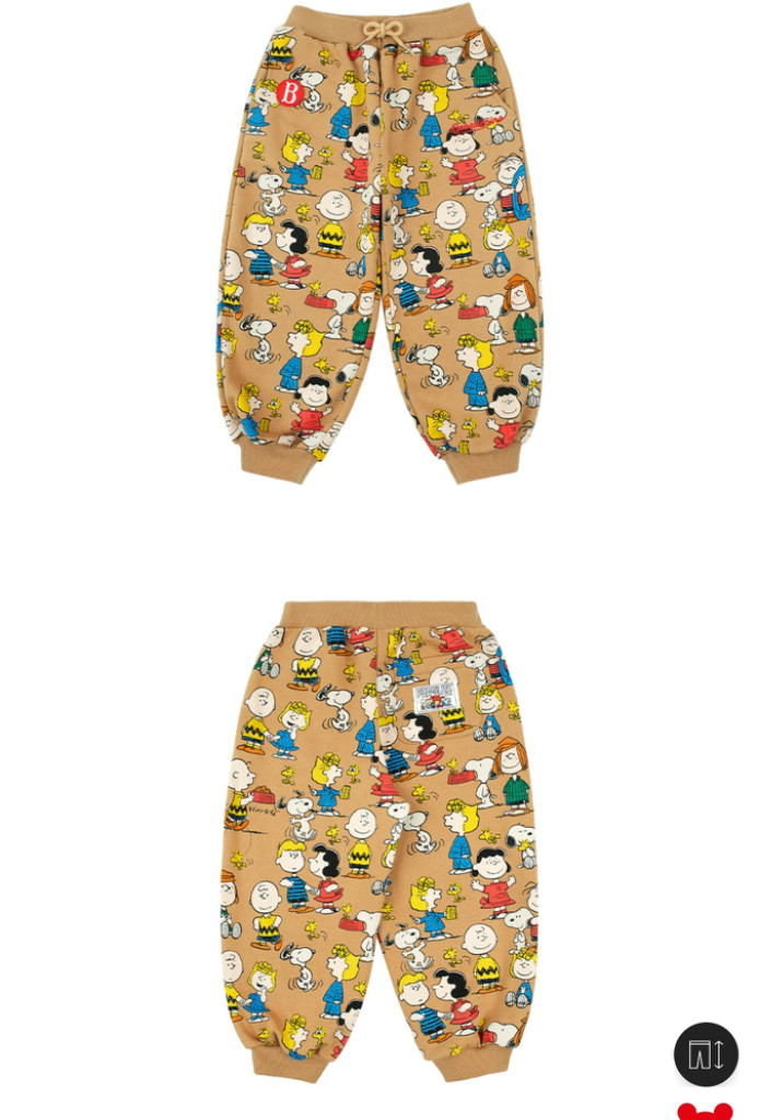 베베드피노 스누피,피너츠 팬츠 이미지