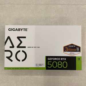미개봉) RTX 5080 AERO 그래픽카드 이미지