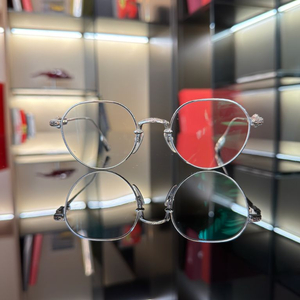 [풀구성] 크롬하츠 안경 섹 스티나인(SE X T-9) - 2회 착용 신품급 안경 BK/SS 이미지