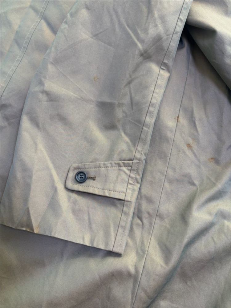 일제 카키색 트랜치코트 사이즈 105 이미지