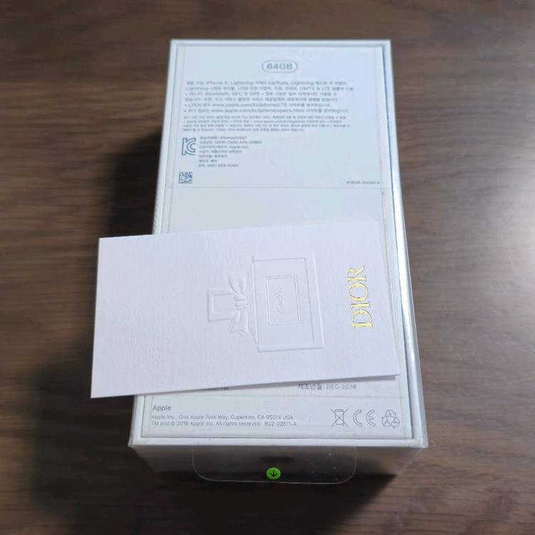 (미개봉!)아이폰x 스페이스 그레이 이미지