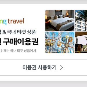 온라인 여행사 국내 숙박&티켓 상품권 2만원권 이미지