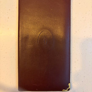 까르띠에 송아지 가죽 버건디 장지갑 이미지