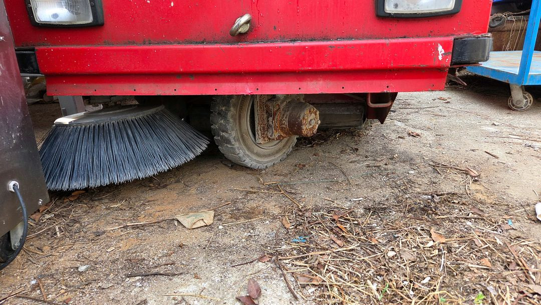 청소차 승용 청소차 이미지