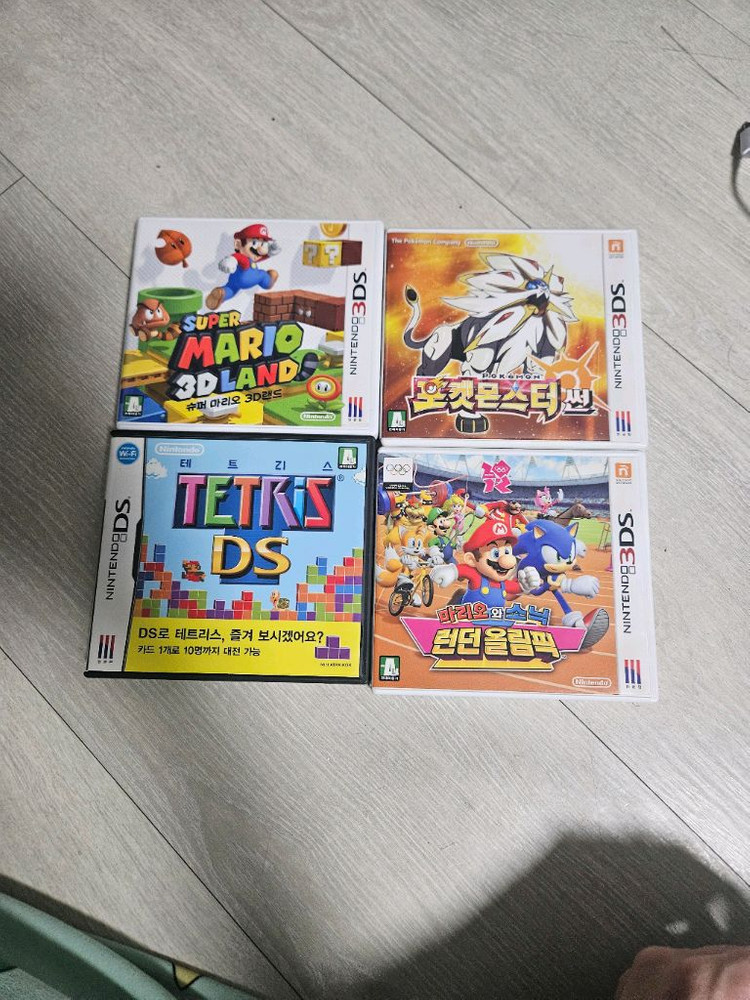 닌텐도 3ds 칩팝니다. 포켓몬스터 블랙2 포켓몬스터 썬 리듬세상 슈퍼마리오3d랜드 테트리스ds 마리오소닉런던올림픽 이미지