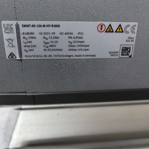 Festo 서보모터 + 감속기 세트 (자동화 장비) 이미지