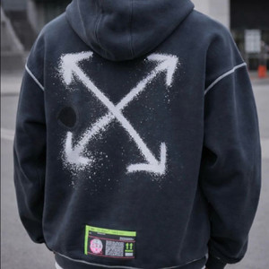 나이키x오프화이트 한정판후드티M(100) 이미지