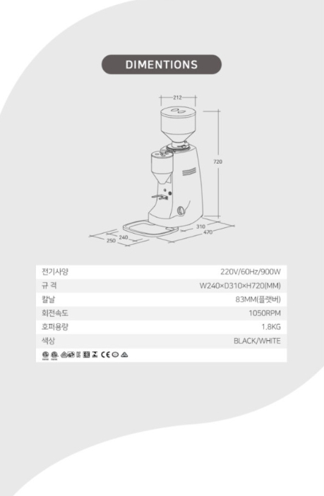 [부산/경남/양산] 메져 로얄 커피그라인더 새상품 판매합니다. 이미지