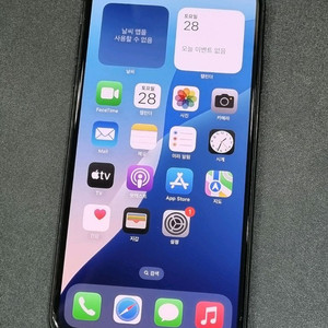 아이폰XsMax 256GB 스페이스 그레이 배터리 100% 이미지