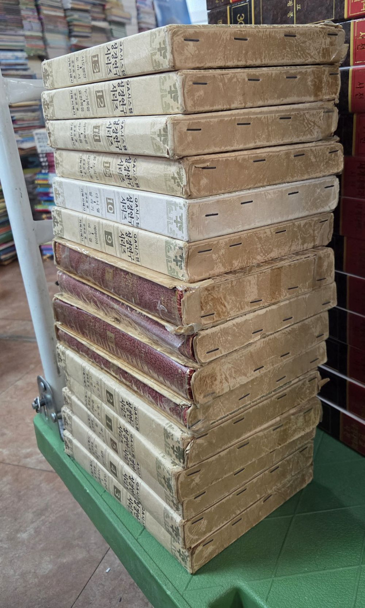 QA시스템 성경연구시리즈 기독지혜사 15권 세트 배송비 포함 안전결제 가능 종교책 중고책 이미지