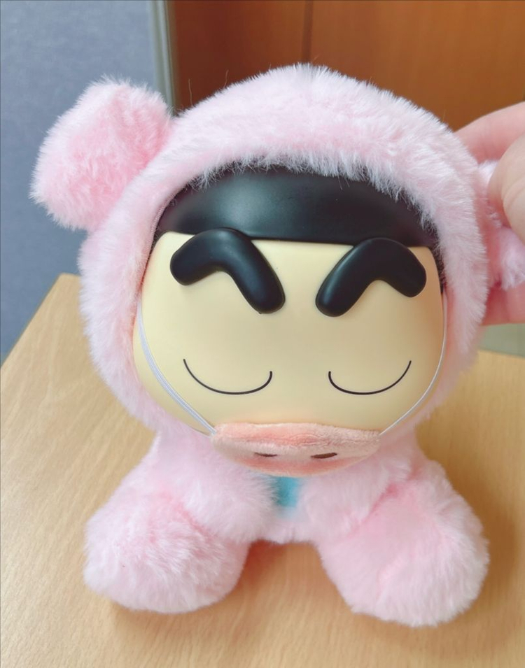 새제품 짱구 애니멀 돼지 피규어 인형 이미지