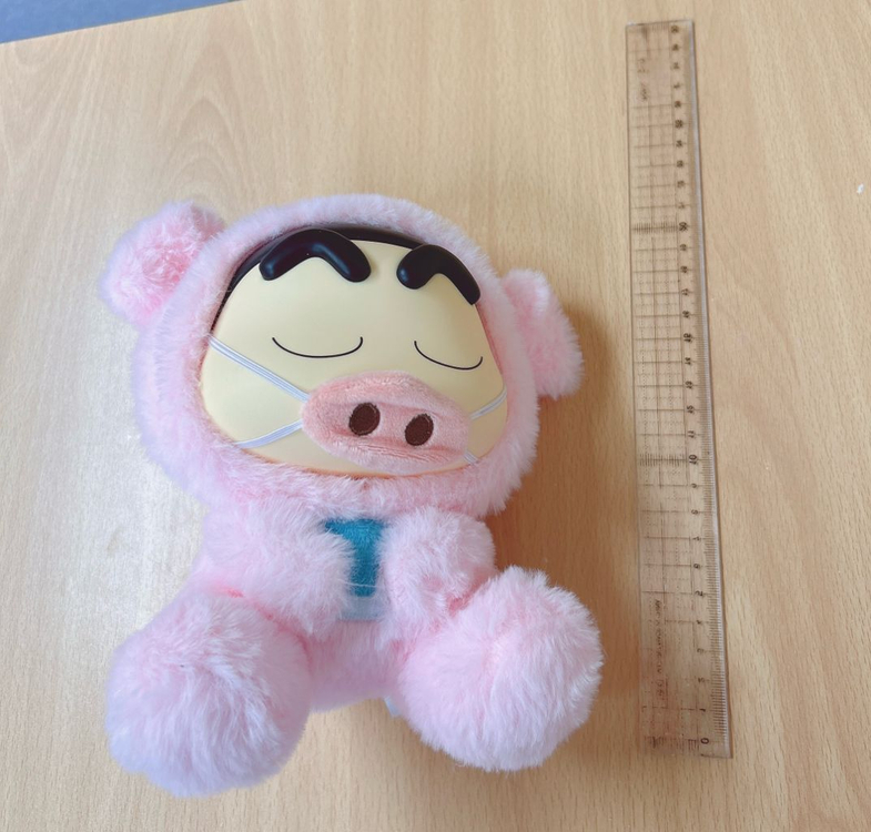 새제품 짱구 애니멀 돼지 피규어 인형 이미지