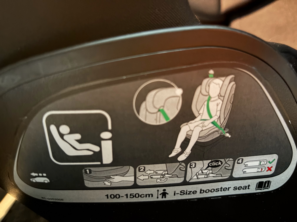 아동용 카시트 이미지