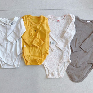 (F) 자카디&에뜨와 신생아 아기 바디수트 일괄 이미지