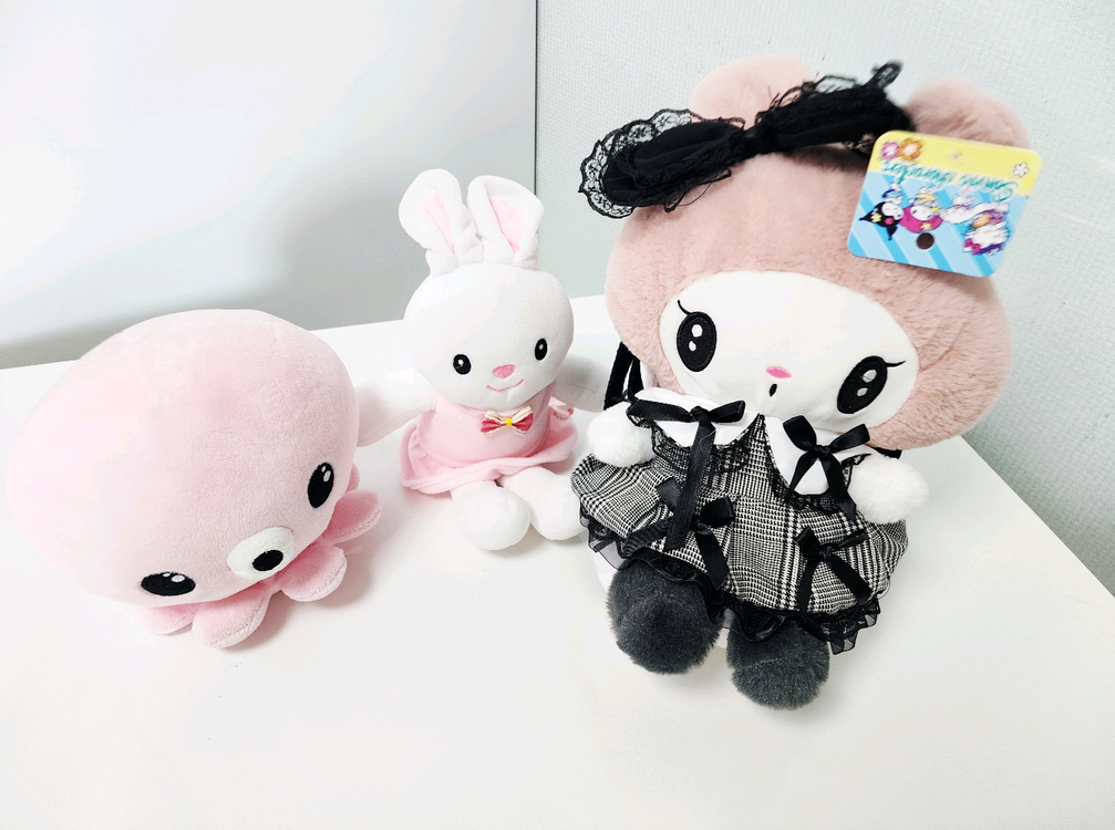 뽑기인형 다수, 인형키링, 인형 모음, 피카츄, 산리오, 개구리인형 (택부착) 이미지