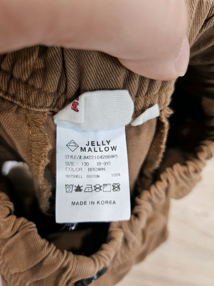 젤리멜로 카멜 볼트 반바지 130사이즈 이미지
