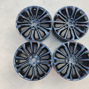 제네시스DH 18인치 순정휠 중고휠 블랙휠 팝니다 / 그랜져HG K8 이미지