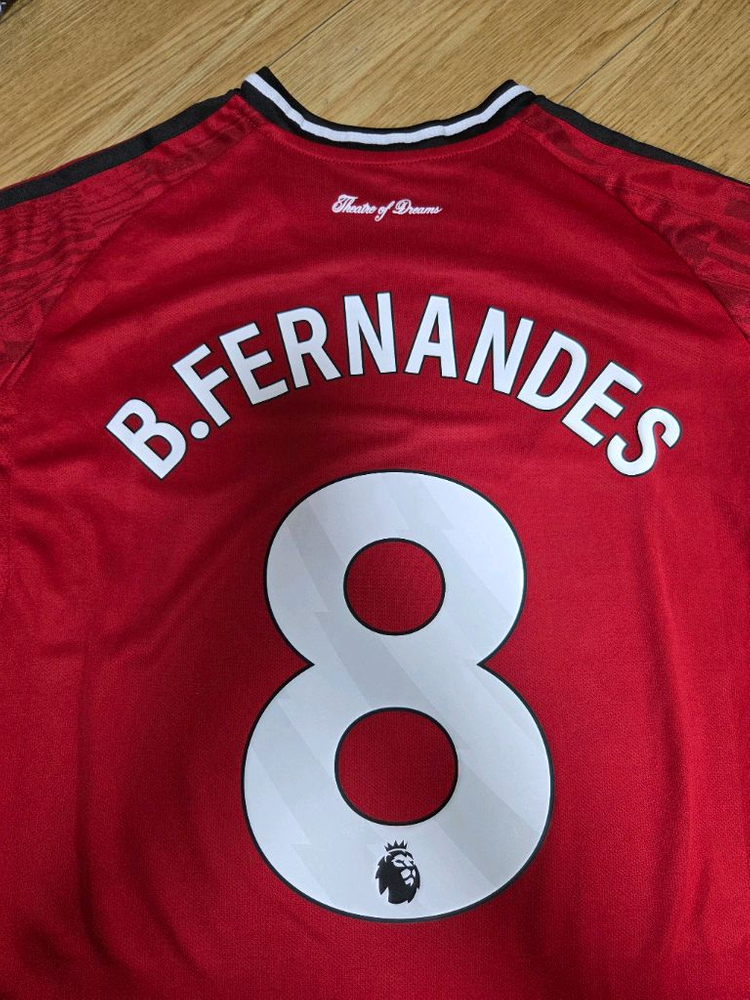 25-26시즌 맨유 브루노페르난데스 축구 유니폼 축구복 상하의세트 새상품 판매 이미지