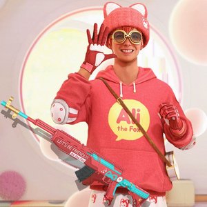 배그 알리 더 폭스 남자세트 스킨코드(머리 포함) 이미지