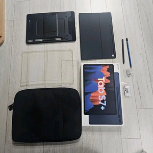 갤럭시탭 s7플러스 512G LTE 미스틱네이비 풀박스 이미지
