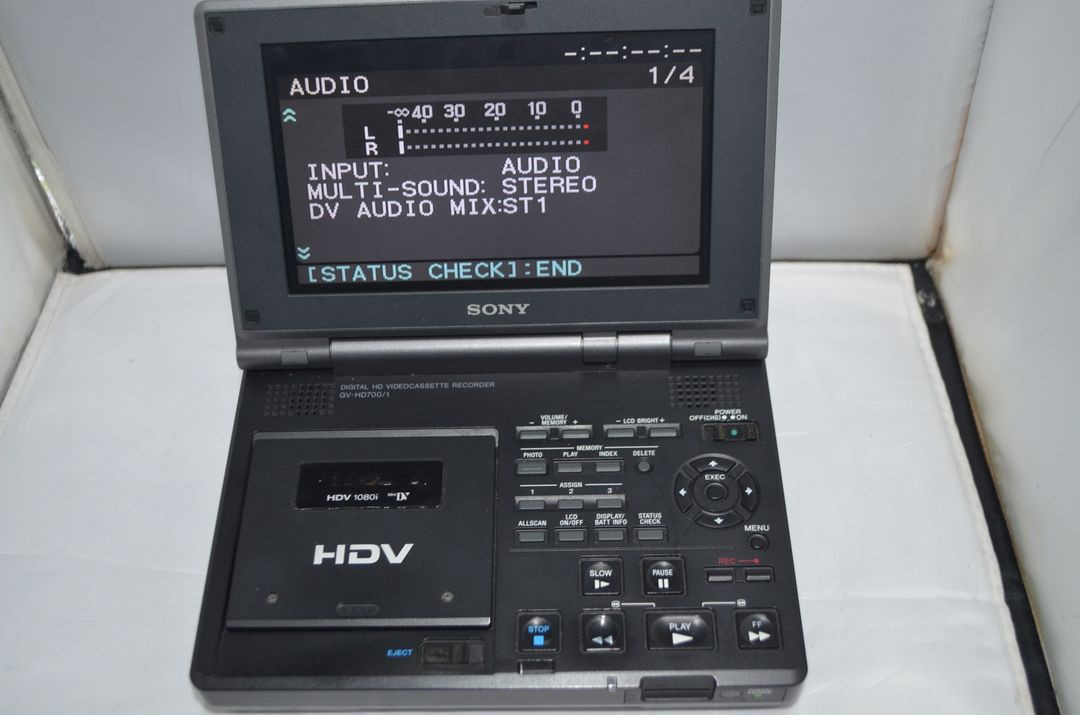 소니6mm모니터데크GV-HD700 빈티지캠코더6mm DCR-HC46팝니다 이미지